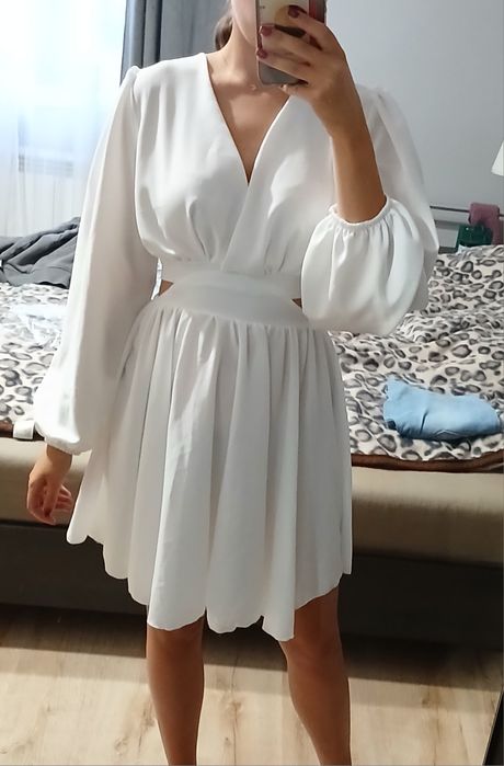 Sukienka biała Pakuten S/M