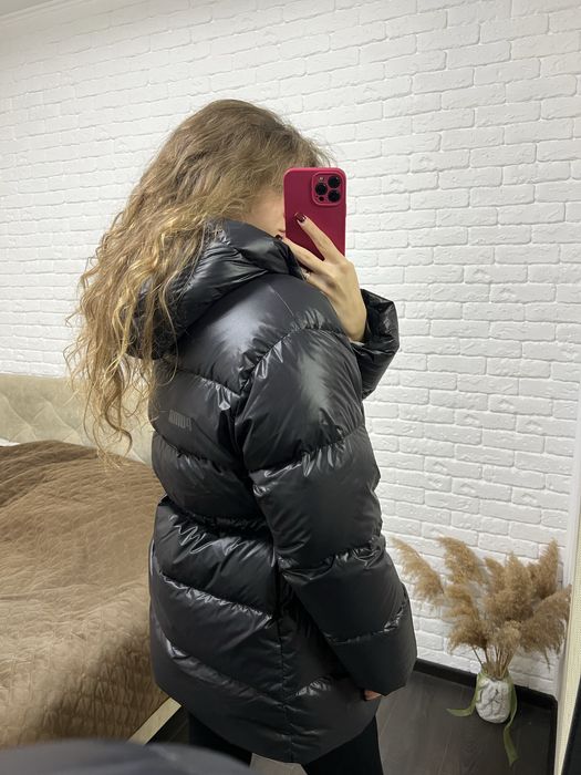 Пуховик Puma. беж S . Чорна Л. Оригінал