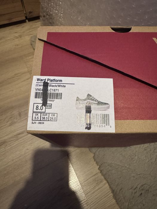 Buty trampki Vans WM ward platform czarne 38,5