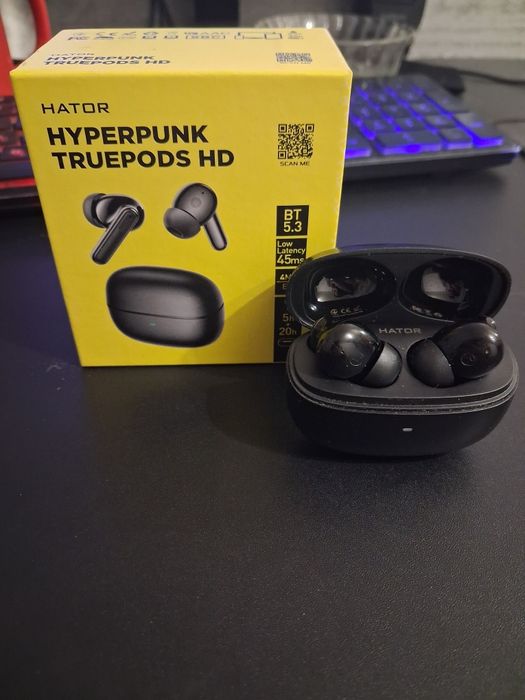 Навушники HATOR Hyреrpunk Truepods HD (HTA-435) Black