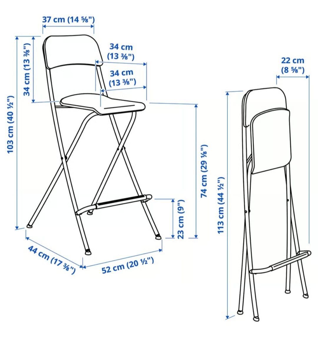 Cadeiras altas IKEA Franklin