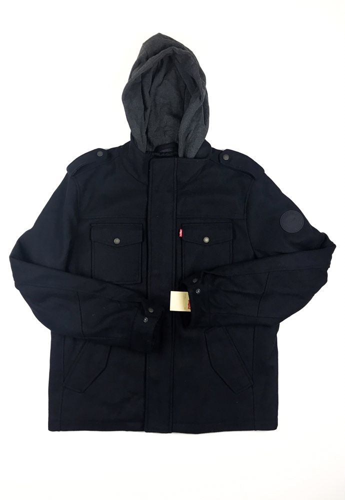48 50 XL XXL полупальто новое Levis пальто вовняне шерстяная куртка