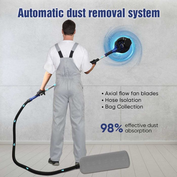 Lixadeira girafa, espirador encorpado e luz led.