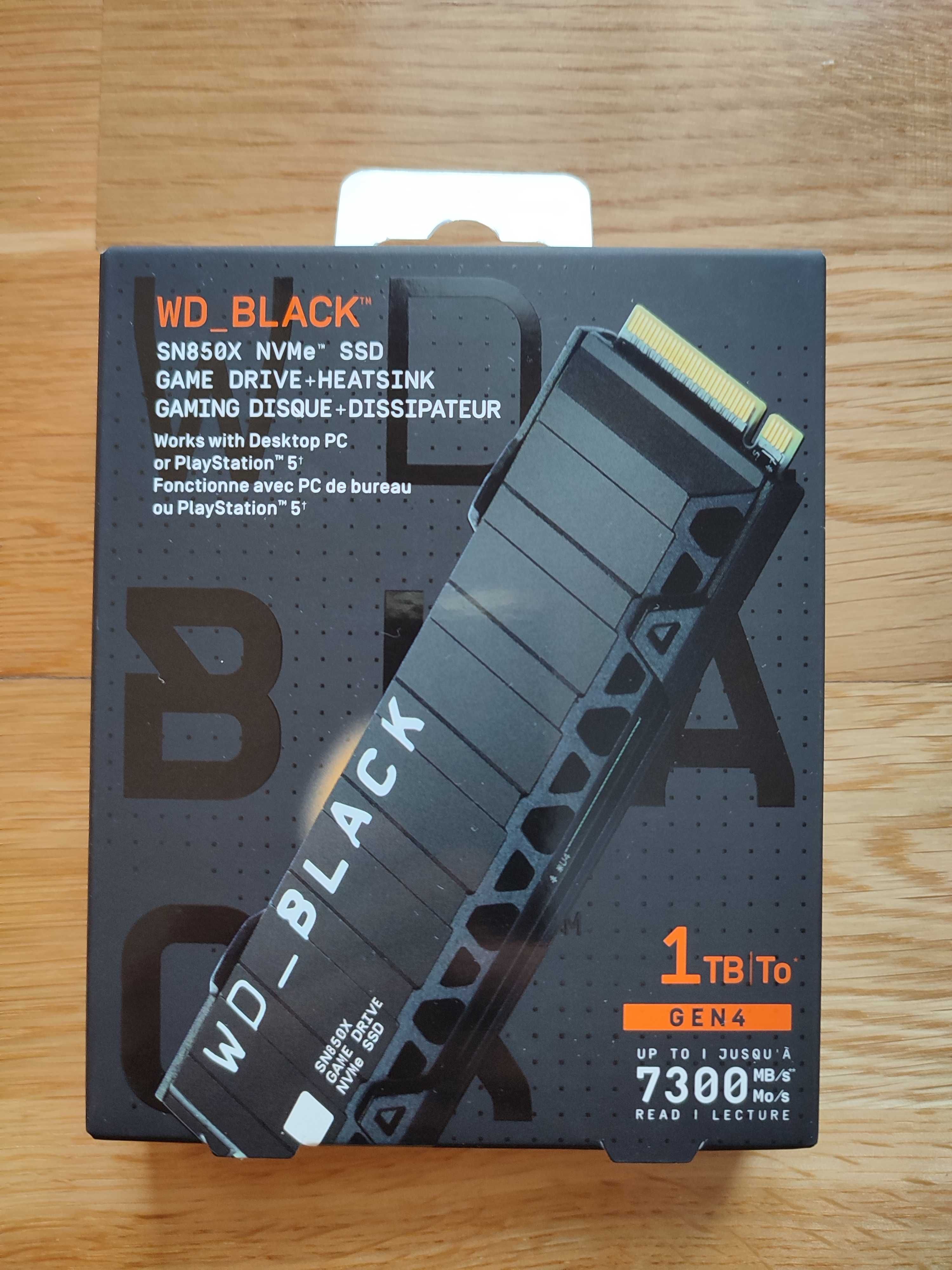 Golarka bezprzewodowa MLG (Li-Po) + dysk SSD WD BLACK SN850X 1TB. Nowe