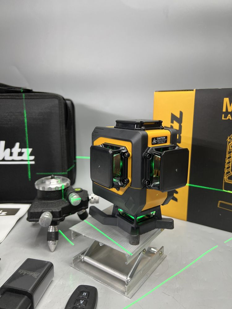 Лазерный уровень 3D Machtz MLL-12 GL Гарантия 2 года Зеленый луч