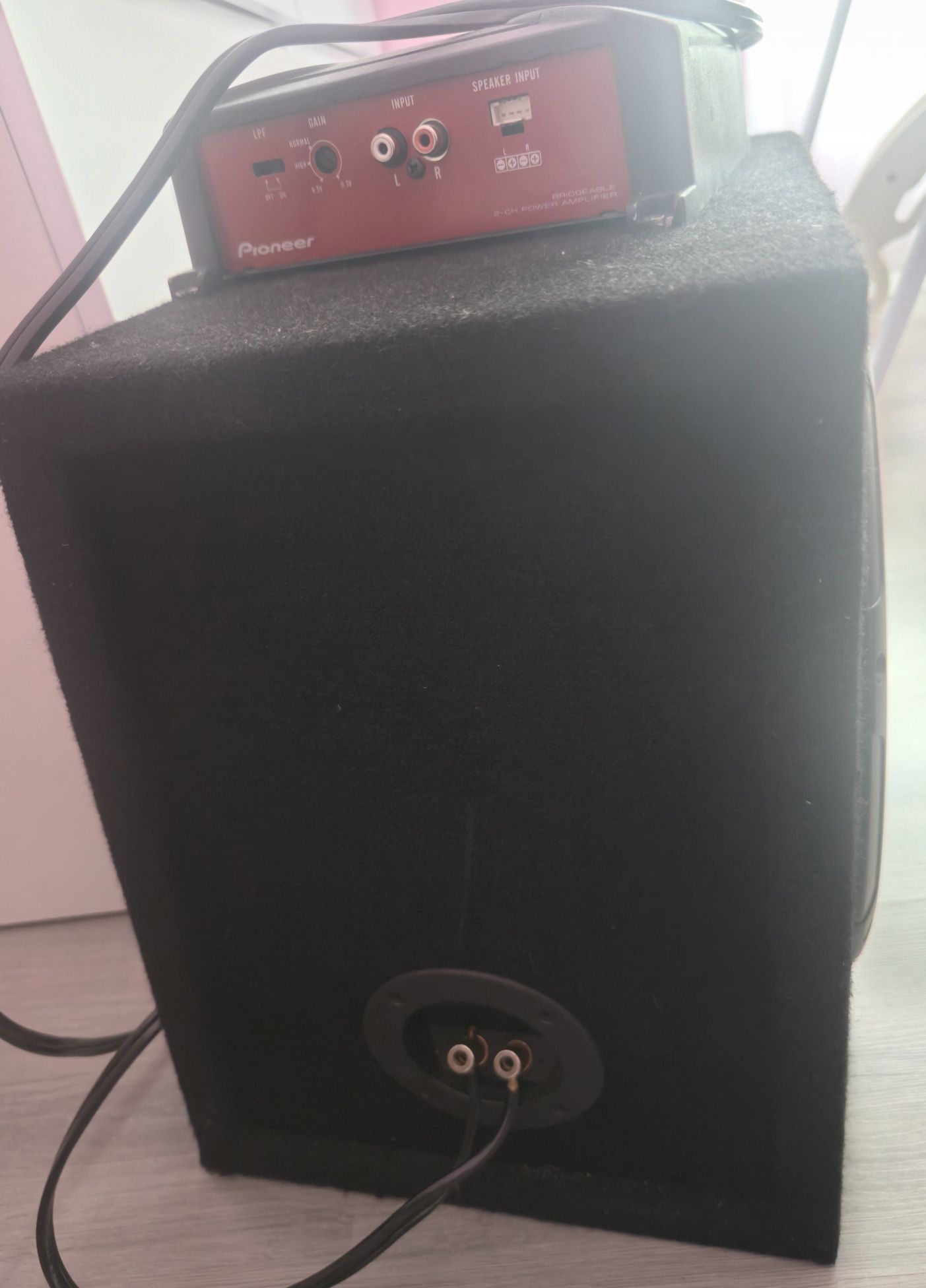 Wzmacniacz Pioneer 400W + głośnik Pioneer 30cm