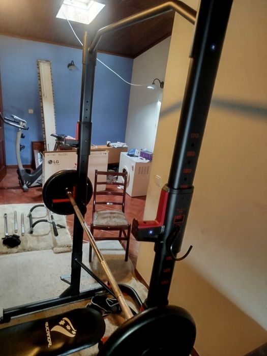 Rack musculação pesos