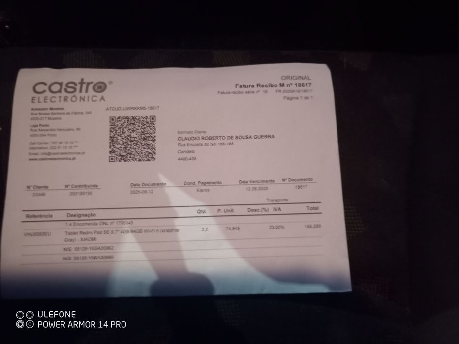 Tablet novo nunca usado