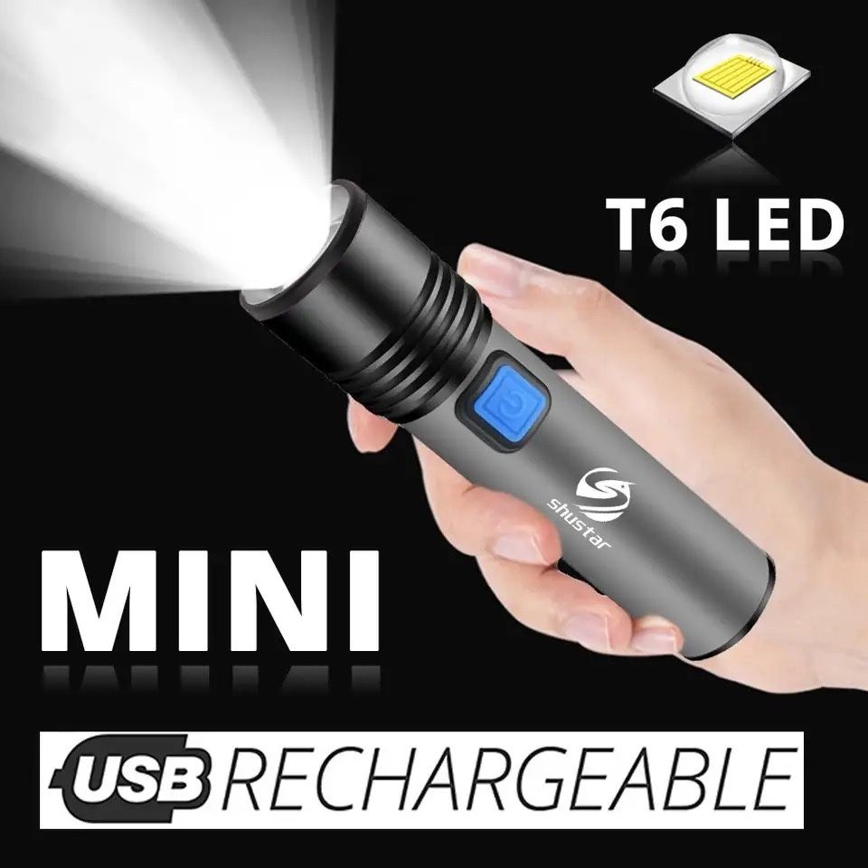 USB світлодіодний ліхтарик Shustar S-230 T6 LED