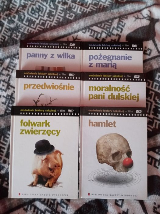 Opracowania lektur z filmem. Folwark zwierzęcy, przedwiośnie, Hamlet