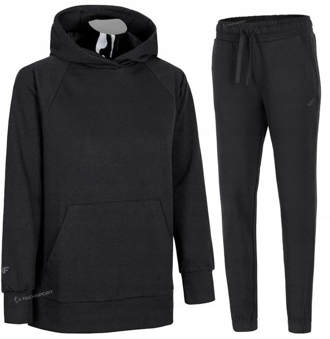 4f Damski Dres Bawełna Komplet Bluza Spodnie / rozm S