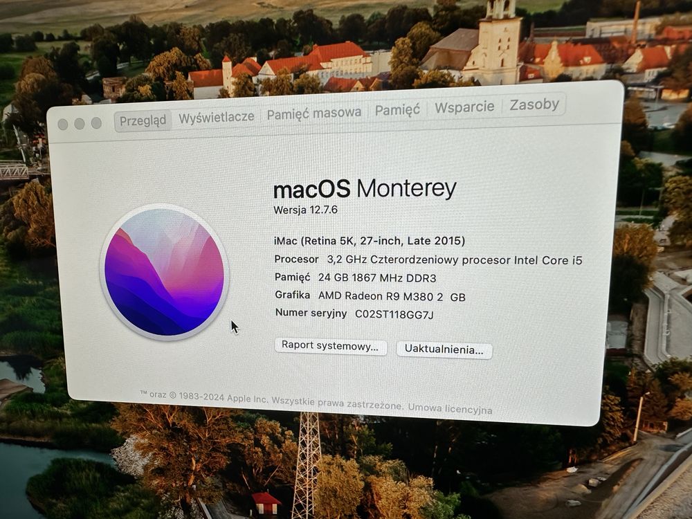 IMac 5K 27 i5 3,2GHz 24GB Ram 1TB SSD