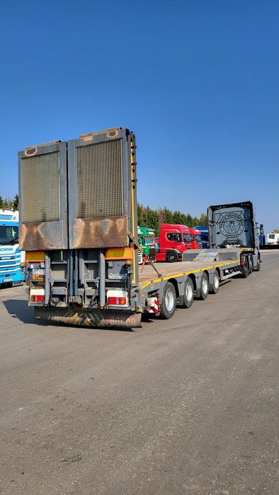 Naczepa niskopodwoziowa Nooteboom 4 osie  sprowadzona