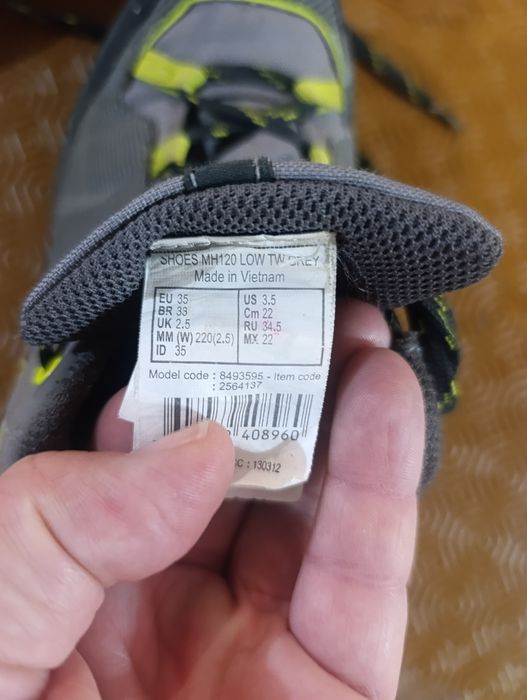 Bota sapatilha de criança
