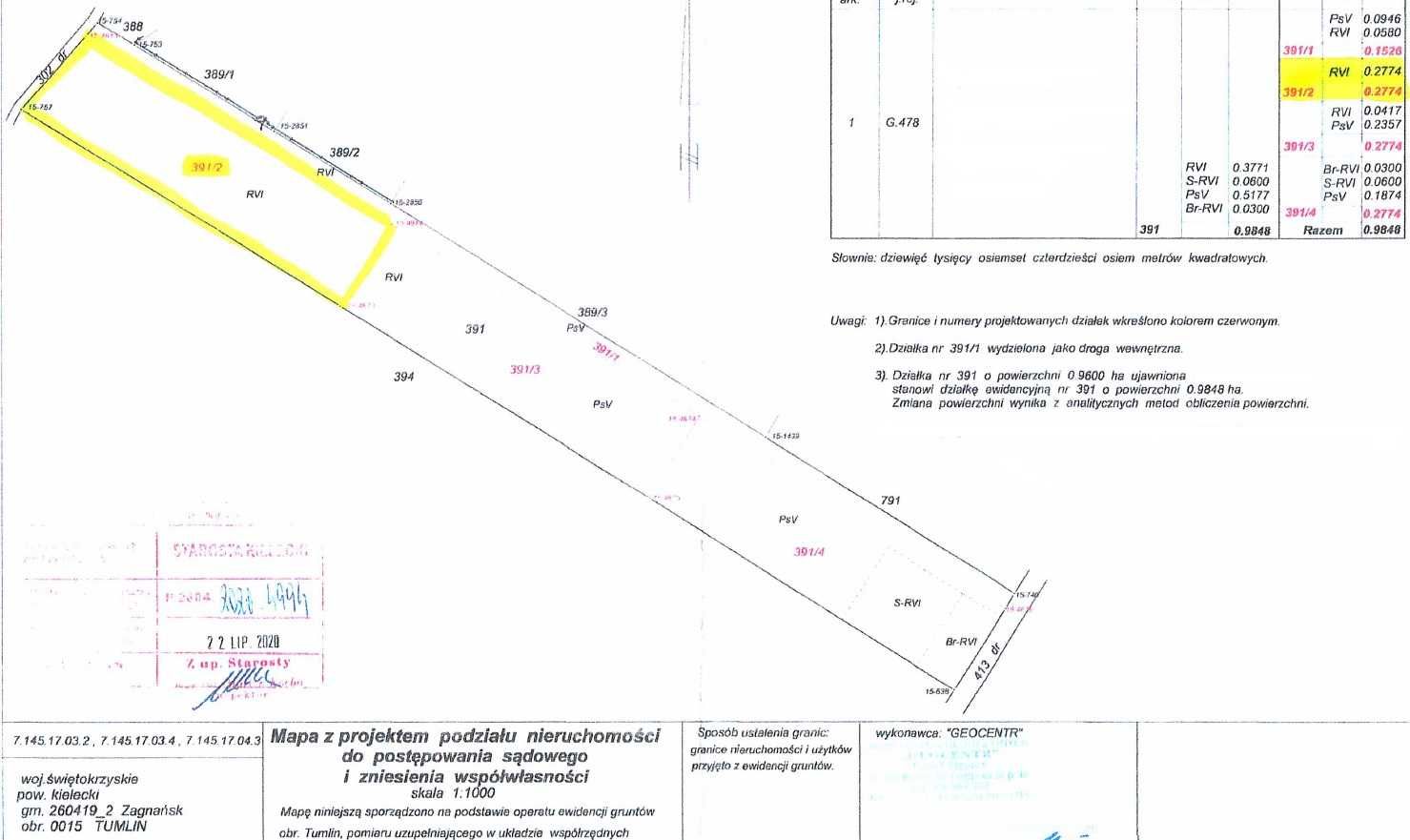 Sprzedam atrakcyjną działkę w pobliżu Zalewu Umer, TUMLIN-OSOWA