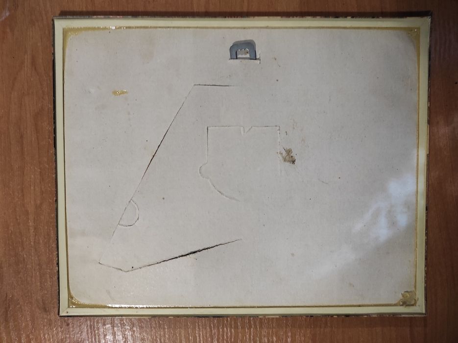 Картина в рамке под стеклом 
размер 20*25