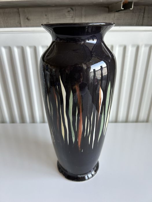 Wazon KOŁO fajans pikasiak new look rzadki PRL