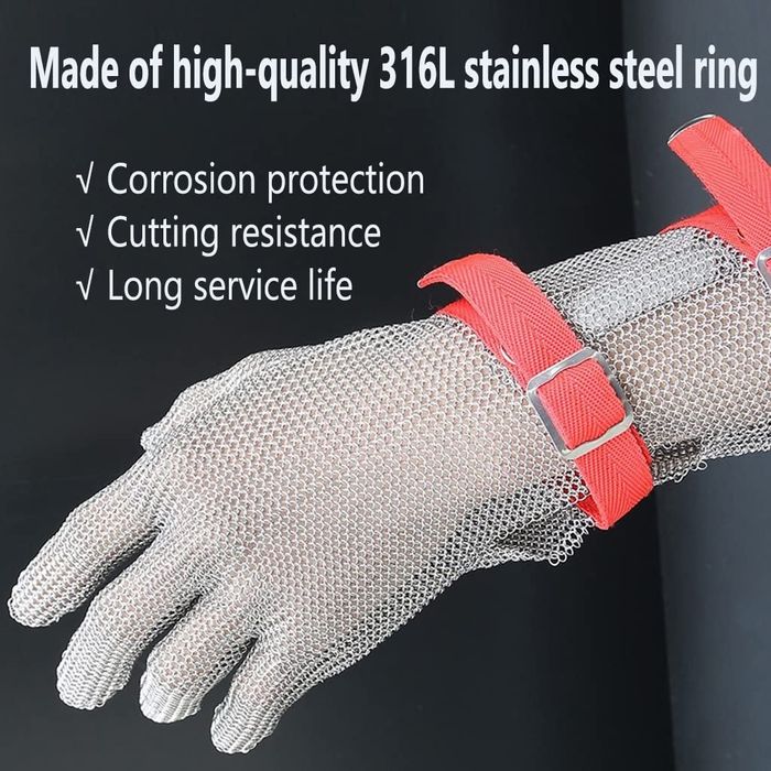 Rękawica ochronna metalowa masarska honeywell chainextra-lc, rozmiar S