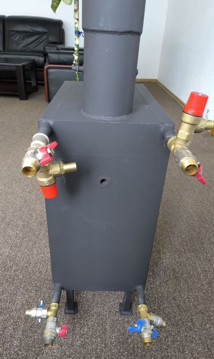 Буржуйка. Піч довготривалого горіння (з водяним контуром)