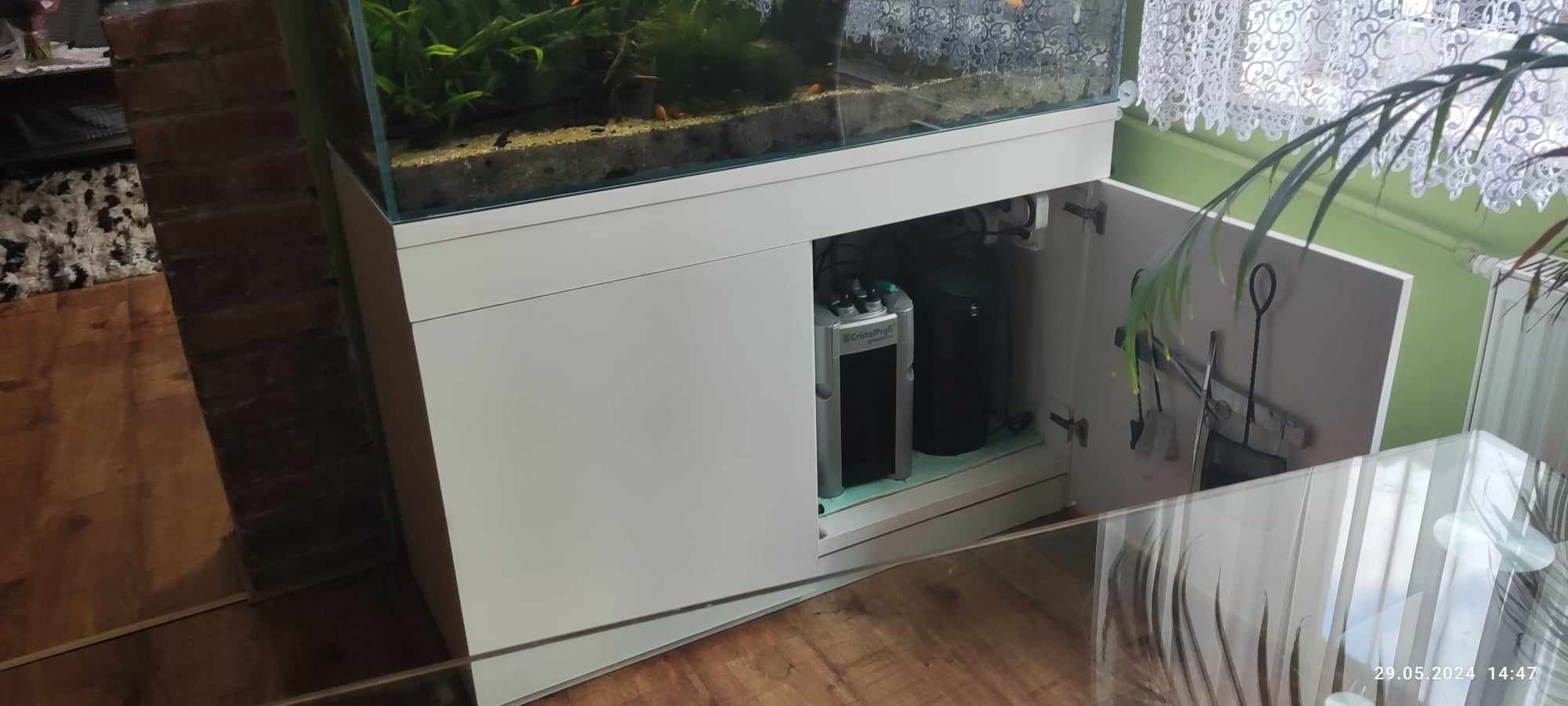 Akwarium z szafką 300L optiwhite