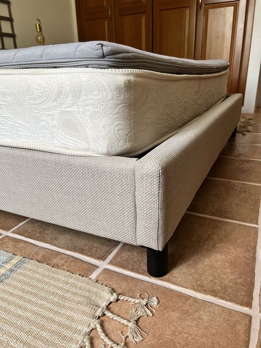 Colchão de molas + sobrecolchão ikea 160cm