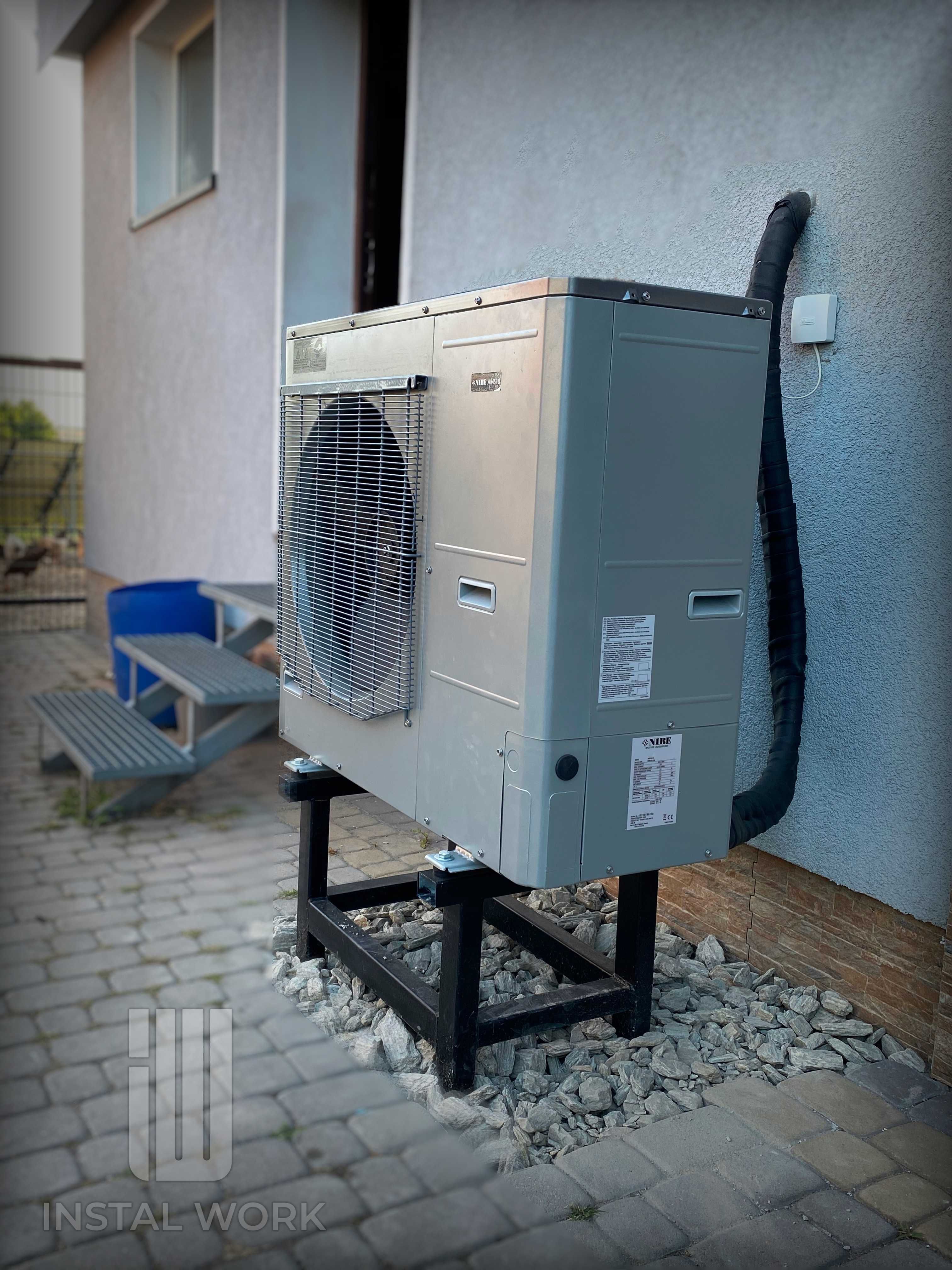 modernizacja kotłowni pompa ciepła LG 12 kW+zbiornikCWU+bufor  +montaż