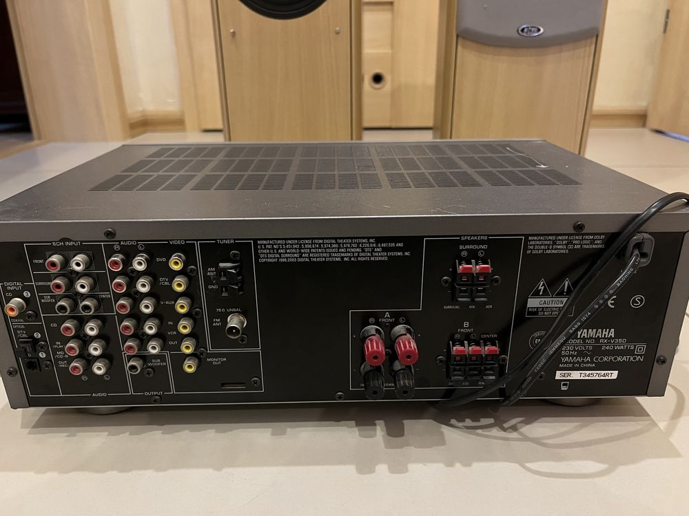 yamaha RX-V350 + głośniki kolumnowe eltax