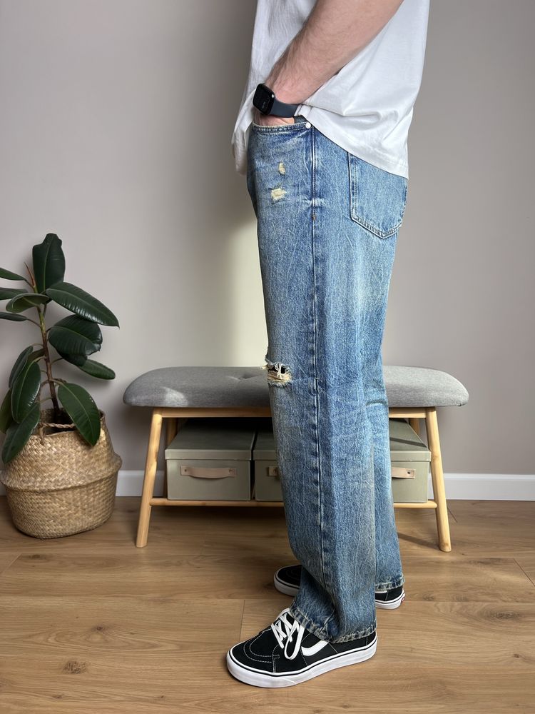 Джинси Pull&Bear Baggy з порватостями