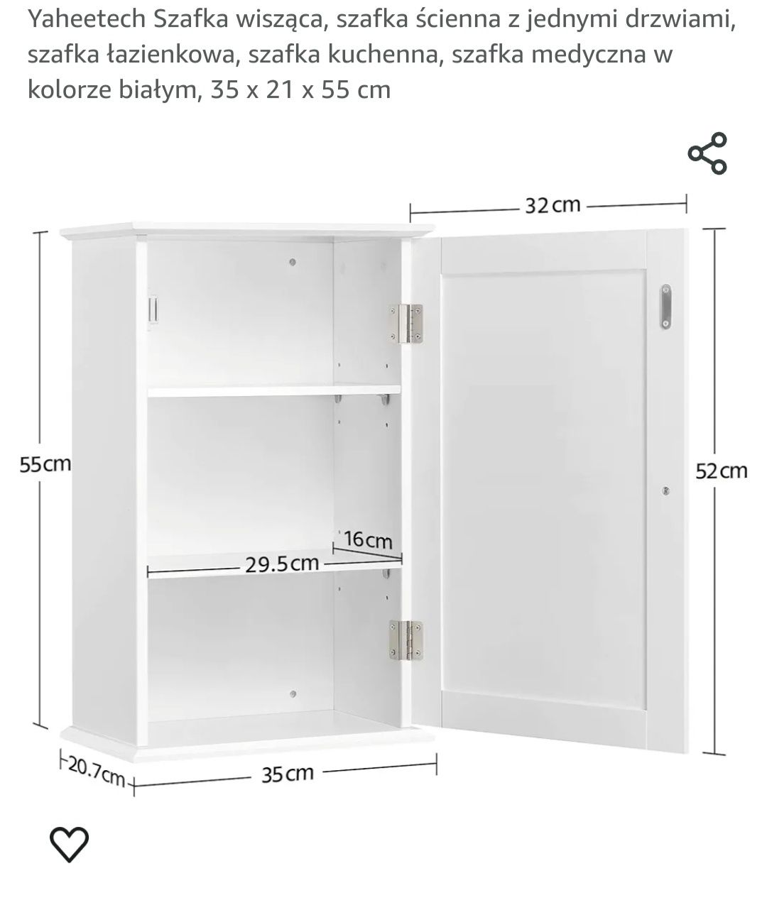 Szafka medycznna szafka łazienkowa