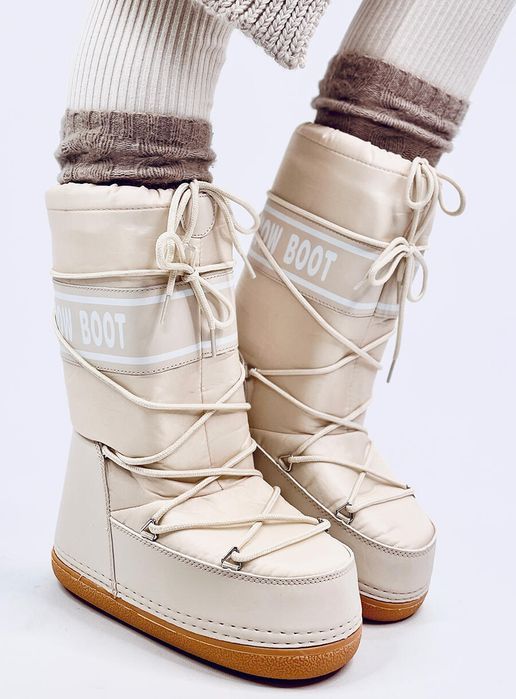 Snow Boots Wysokie Tange Beige