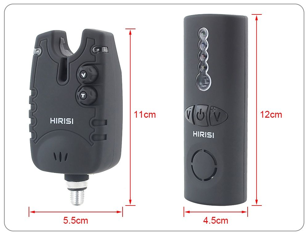 Сигналізатори клювання Hirisi SQ4 (4+1)