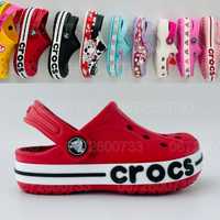 Кроксы детские красные Crocs Bayaband Clog red