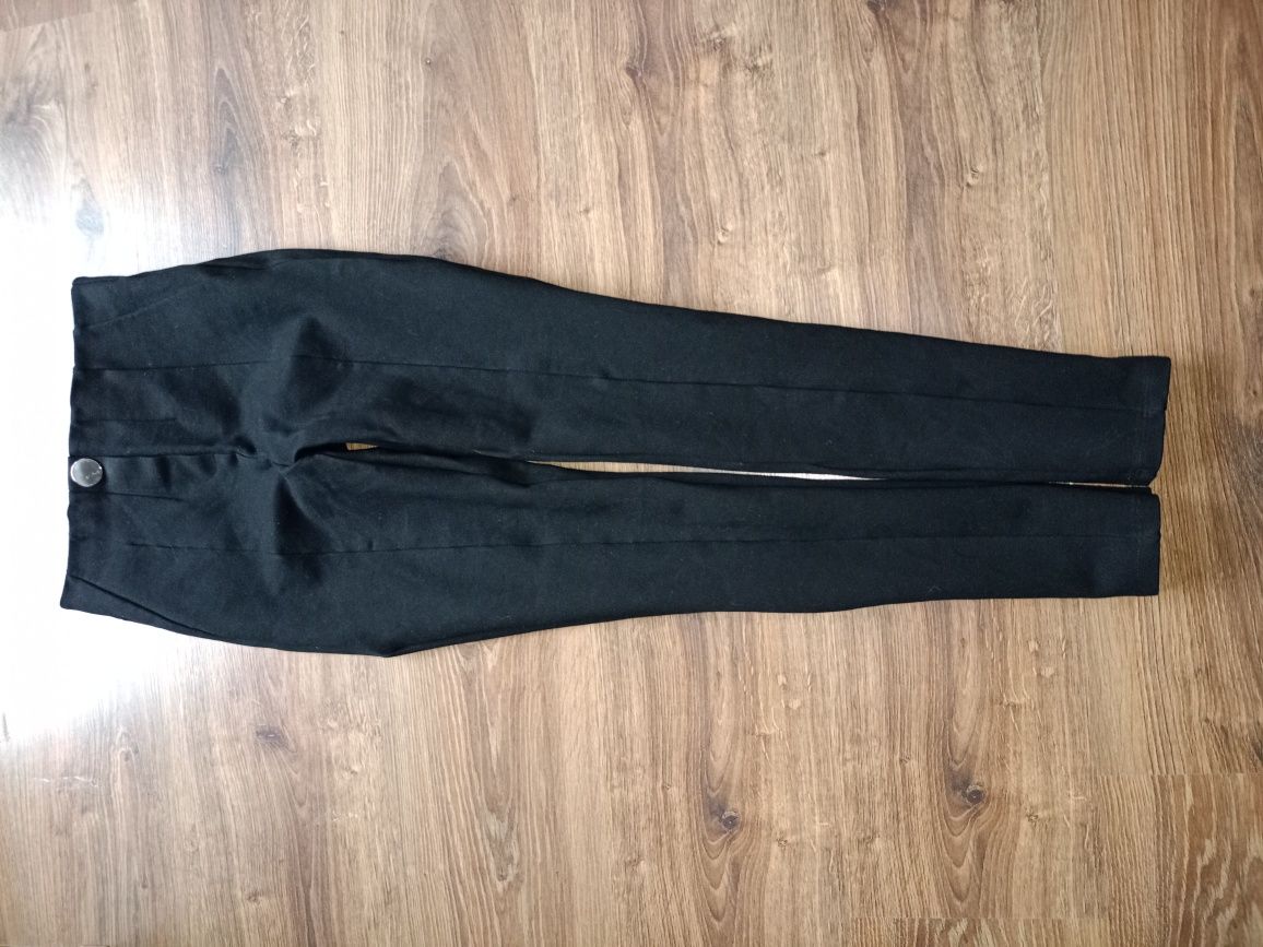 Eleganckie czarne legginsy Zara xs