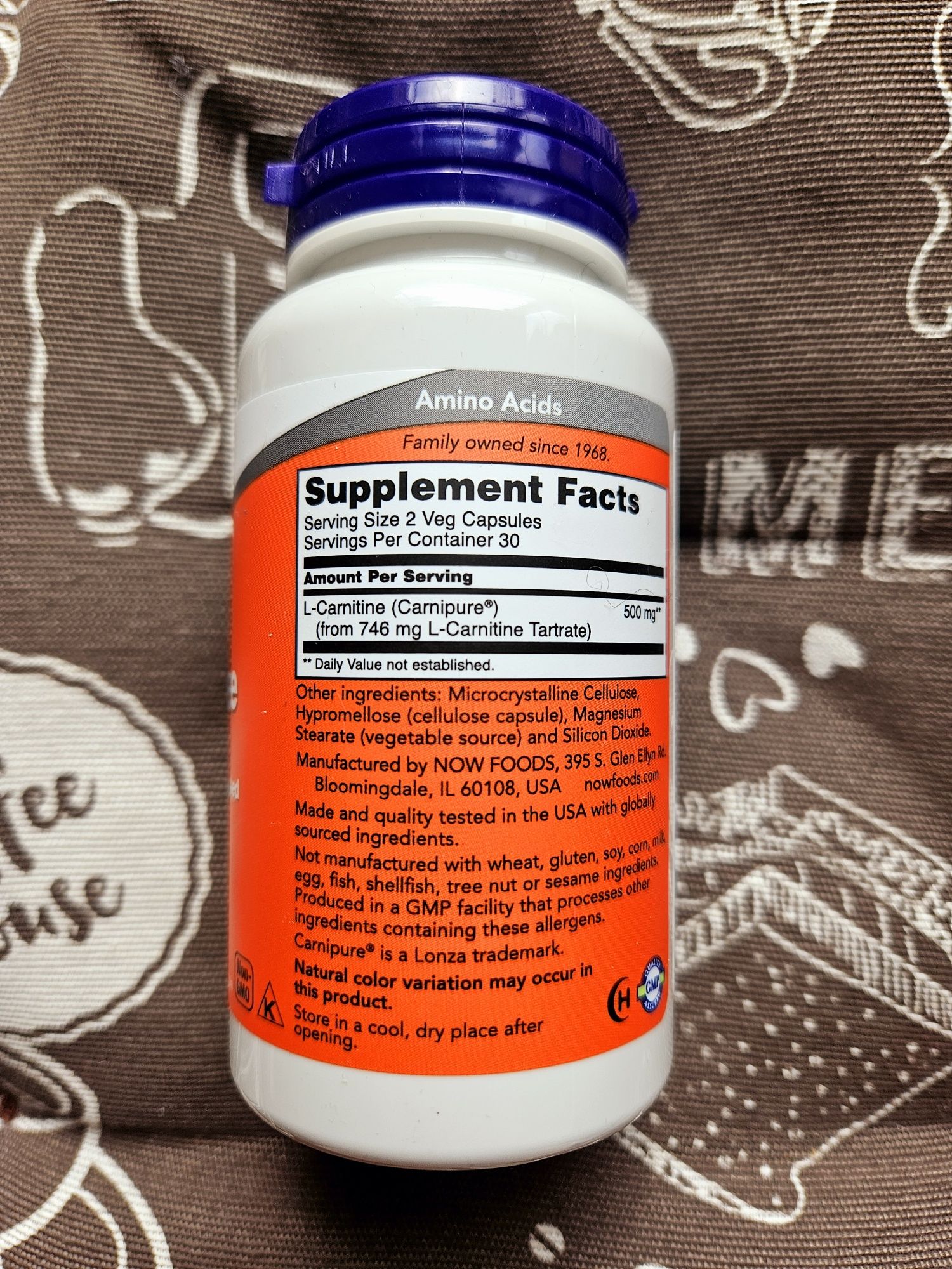 Now Foods L-Carnitine л карнитин л карнітин жиросжигатель 250 500 1000