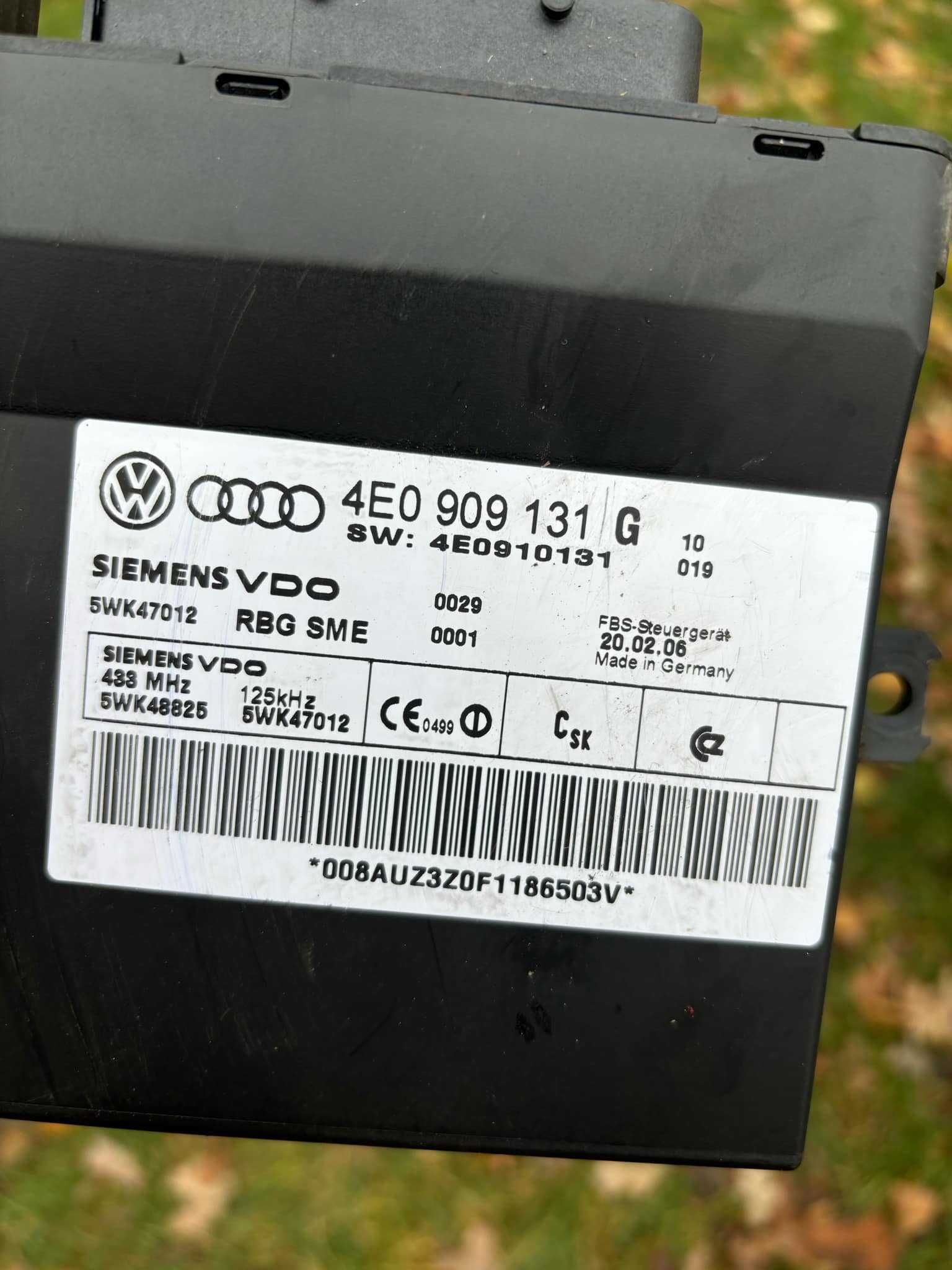 Moduł Sterownik KESSY Audi A8 D3