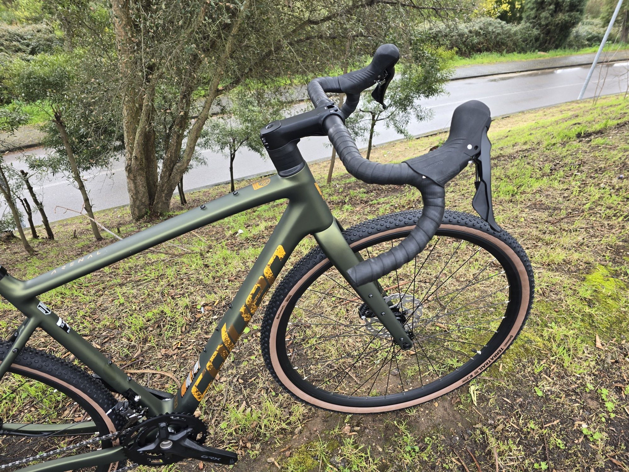 Bicicleta carbono gravel grx 12x2v