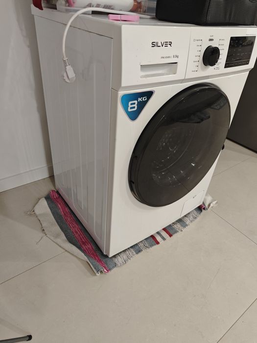 Maquina Lavar Roupa 8Kg Silver