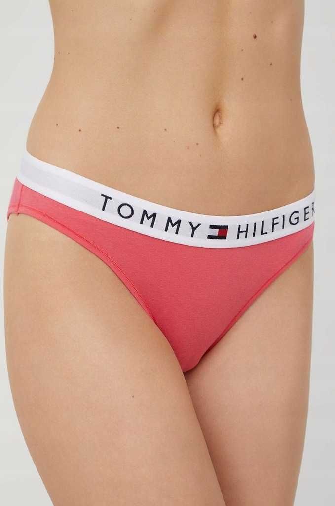 Stringi malinowe Tommy Hilfiger XL