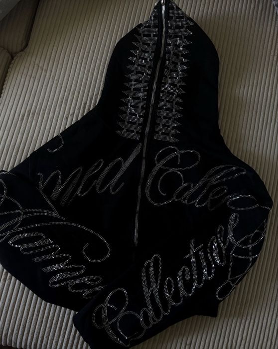 named collective hoodie худи зипка кофта со стразами