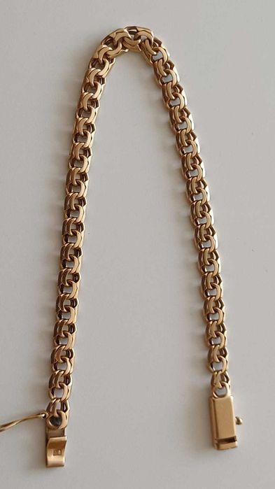 Bransoletka zlota 15gr pr 583 splot garibaldi