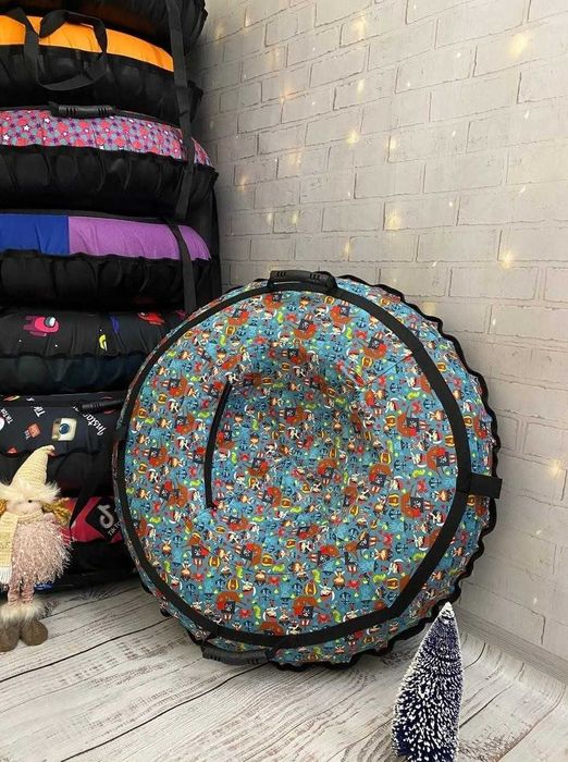 Міцний тюбінг тюбинг санки таблетка плюшка ватрушка надувний зимовий