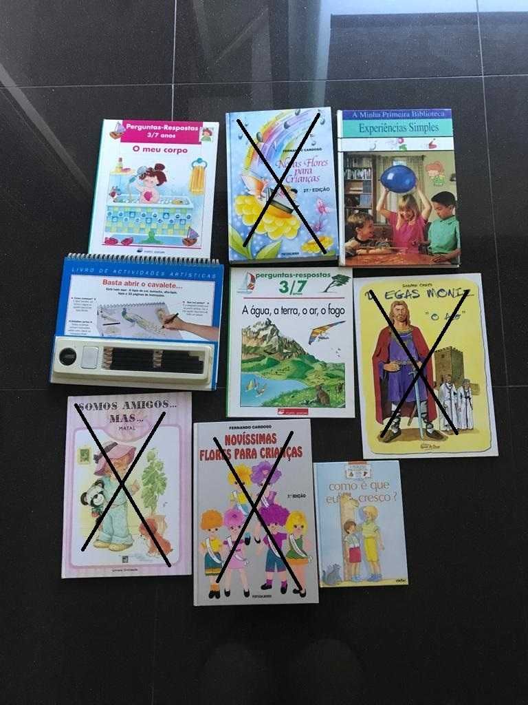 Vários livros infantis