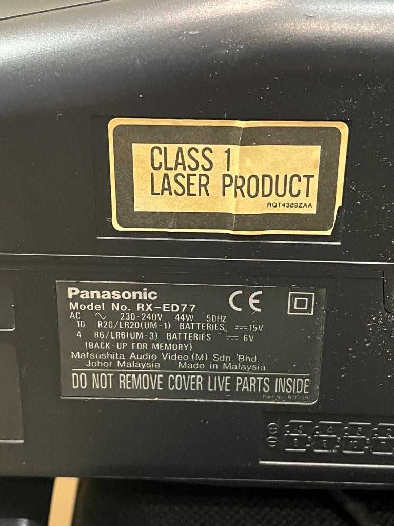 Radiomagnetofon Panasonic Cobra rx-ed77, kaseta, CD /Komis Krzysiek
