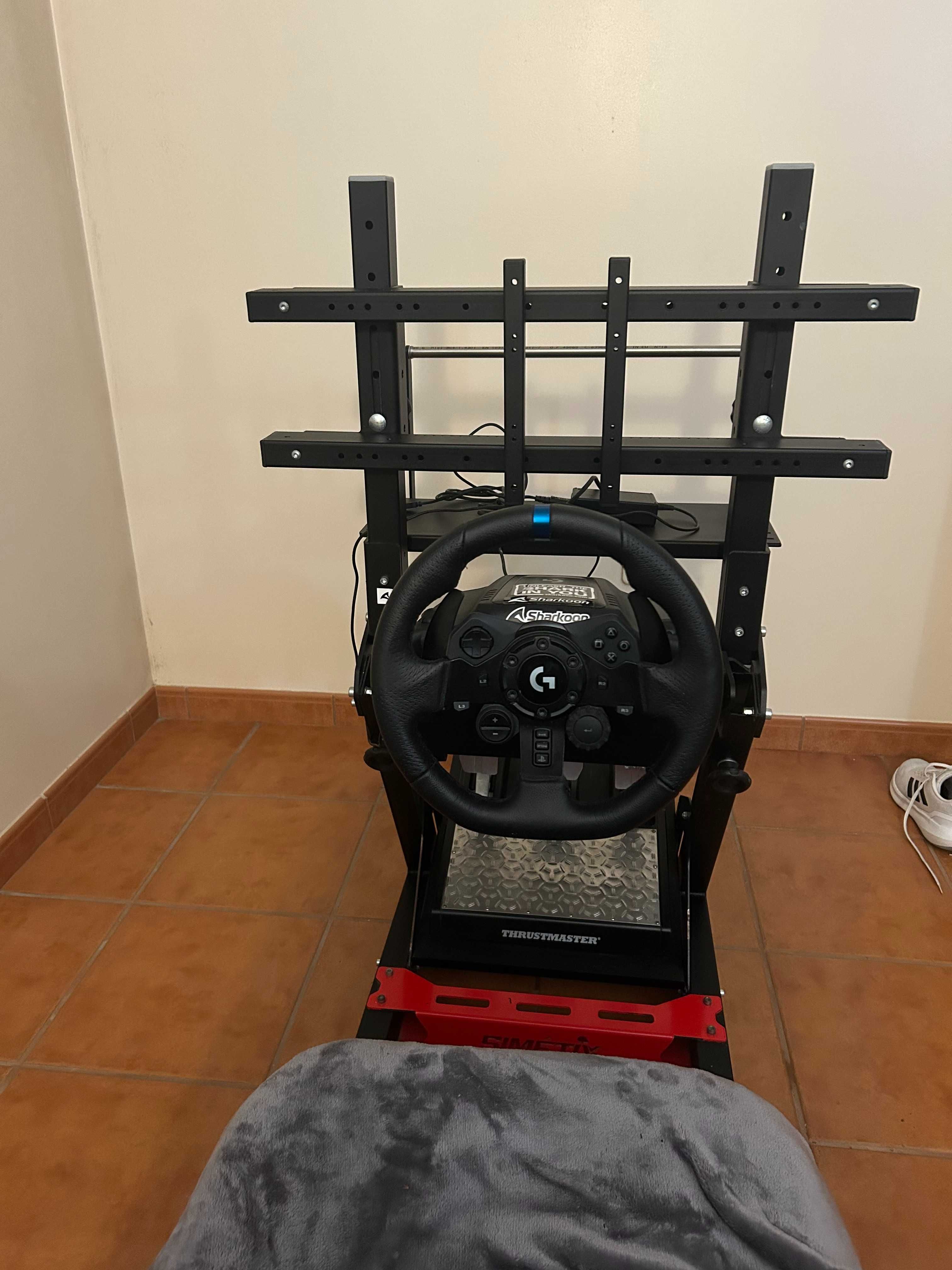 cockpit simetik / pedais TLCM / volante Logitech 923