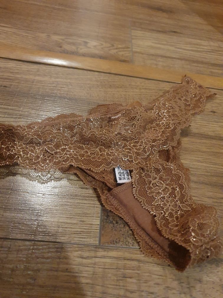 Victoria's secret stringi XS 34 koronkowe