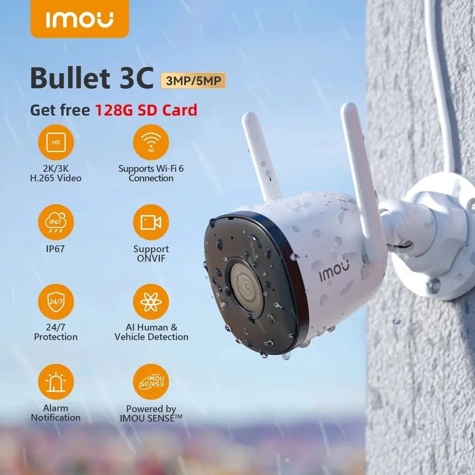 Imou Bullet 3C, 5 Mp,  Wifi IPC-S3DP-5MOWJ Видеокамера