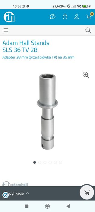 Adapter do mocowania sls36tv28