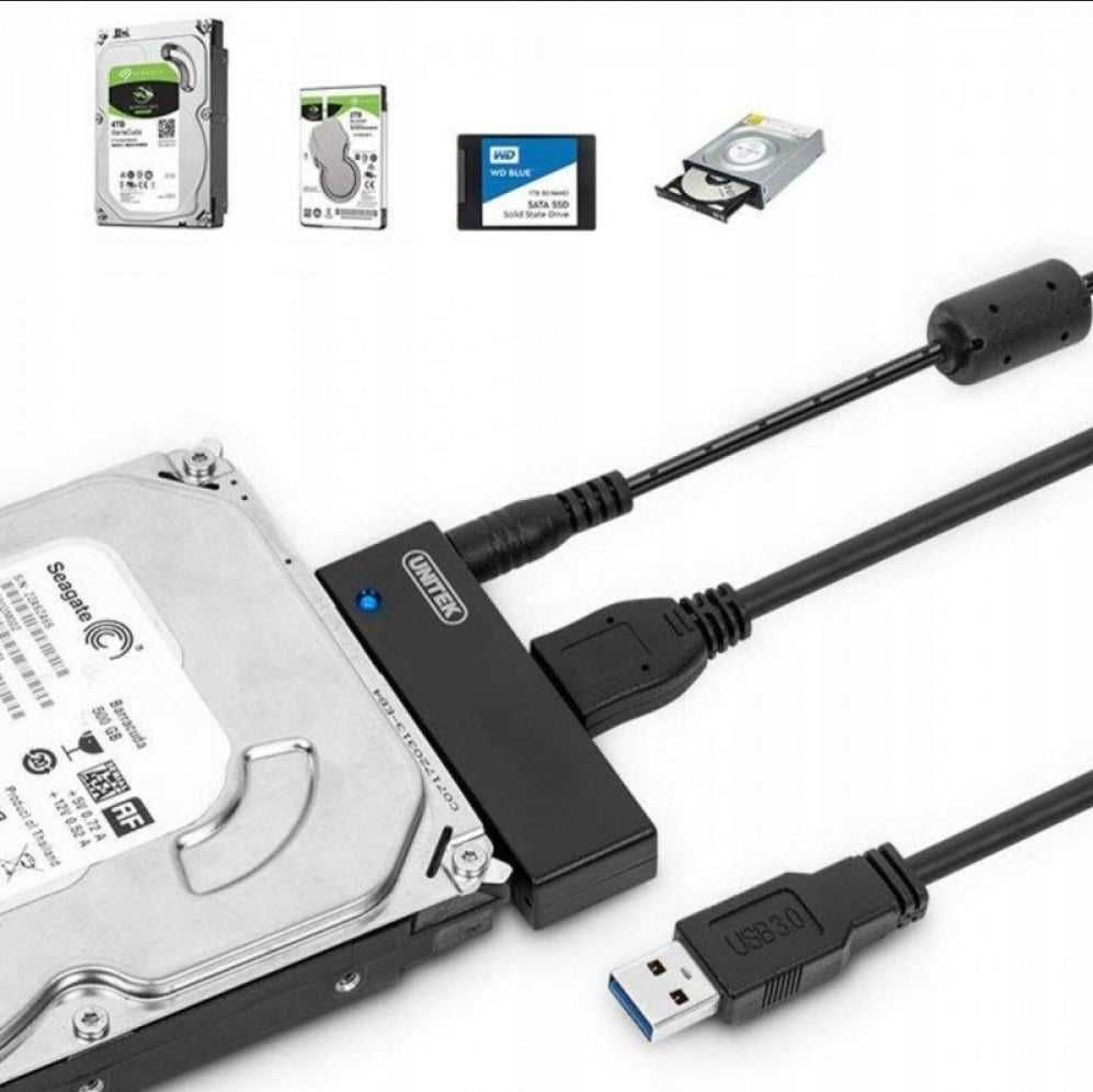 Adapter Unitek Y-1039 mostek USB 3.0 - SATA III 2,5"/3,5"