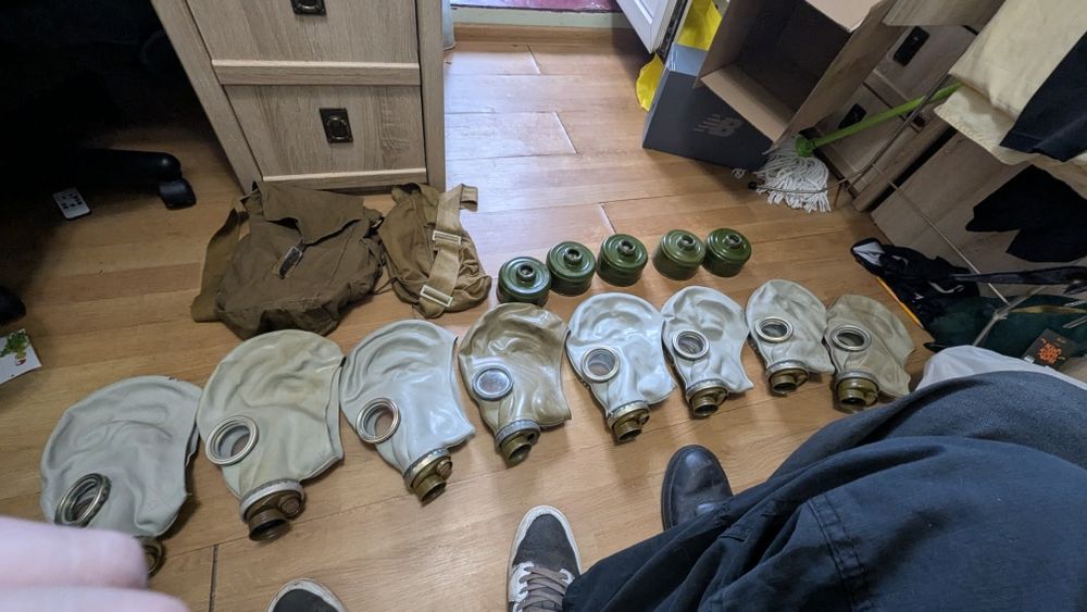 противогазы гп-5, фильтры + сумки (описание)