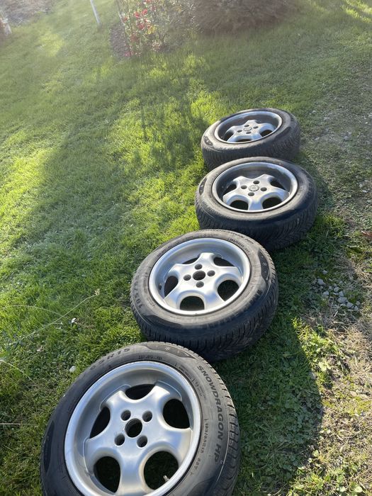 Alufelgi 15 RH 4x100 z oponami zima
